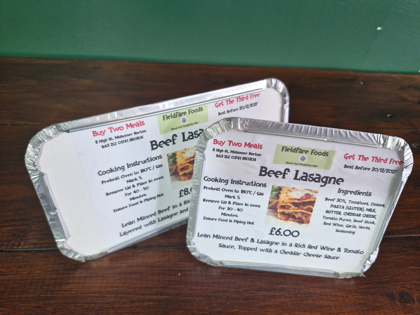 Beef Lasagne (Regular)