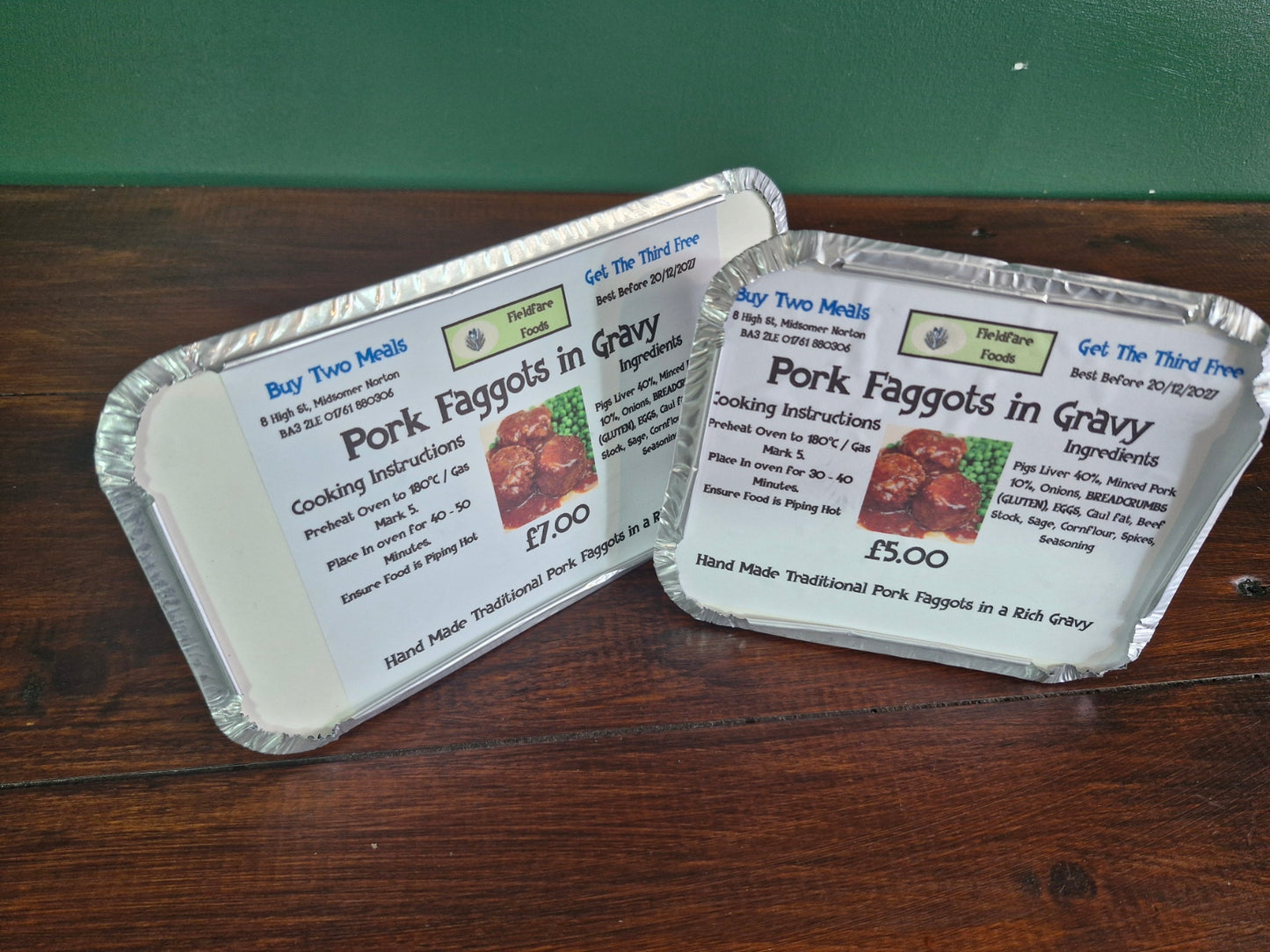 Pork Faggots In Gravy (Regular)