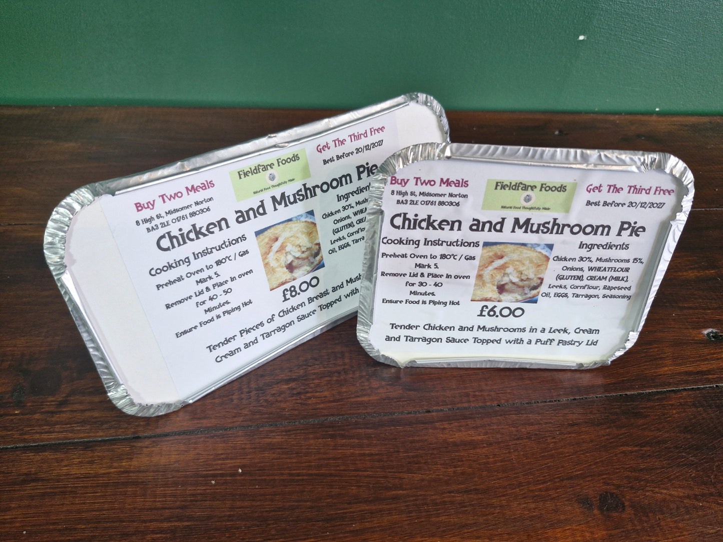 Chicken and Mushroom Pie (Regular)