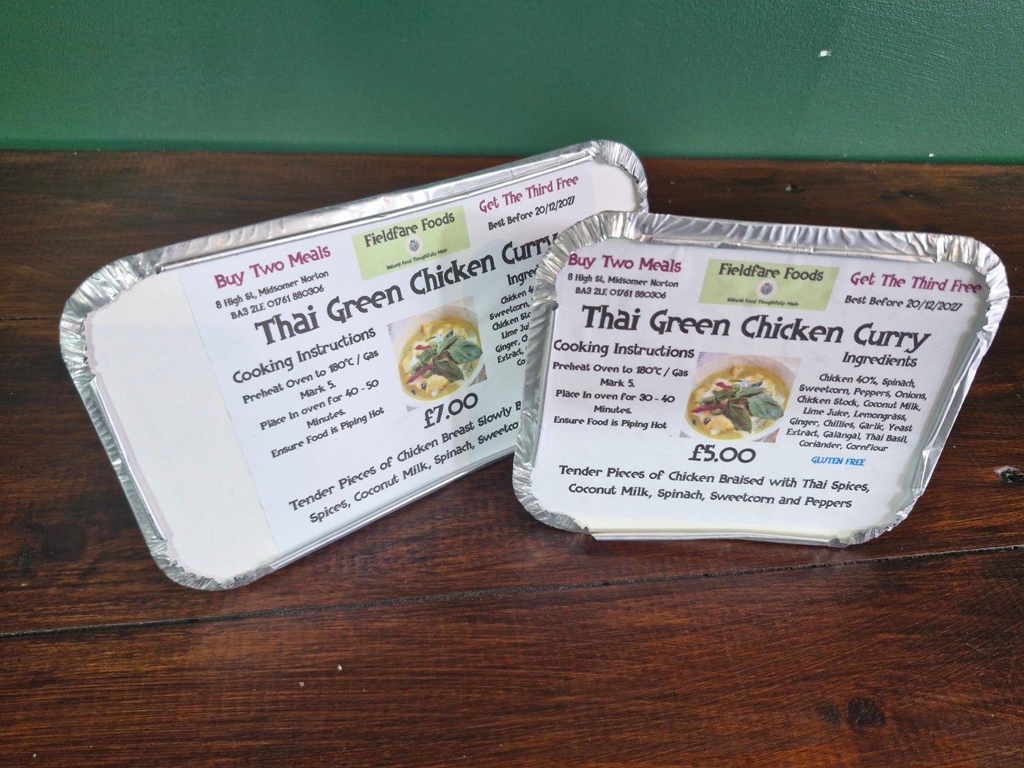 Thai Green Chicken Curry (Large)