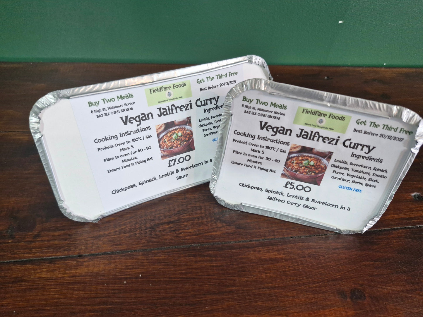 Vegan Jalfrezi Curry (Large)