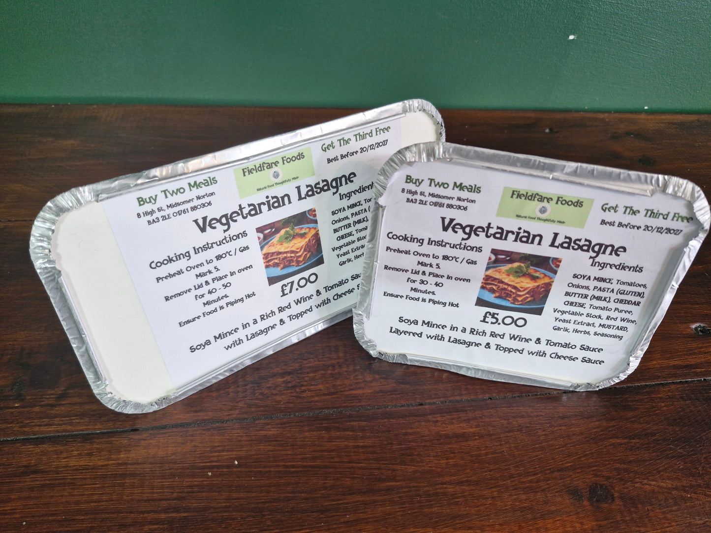 Vegetarian Lasagne (Regular)