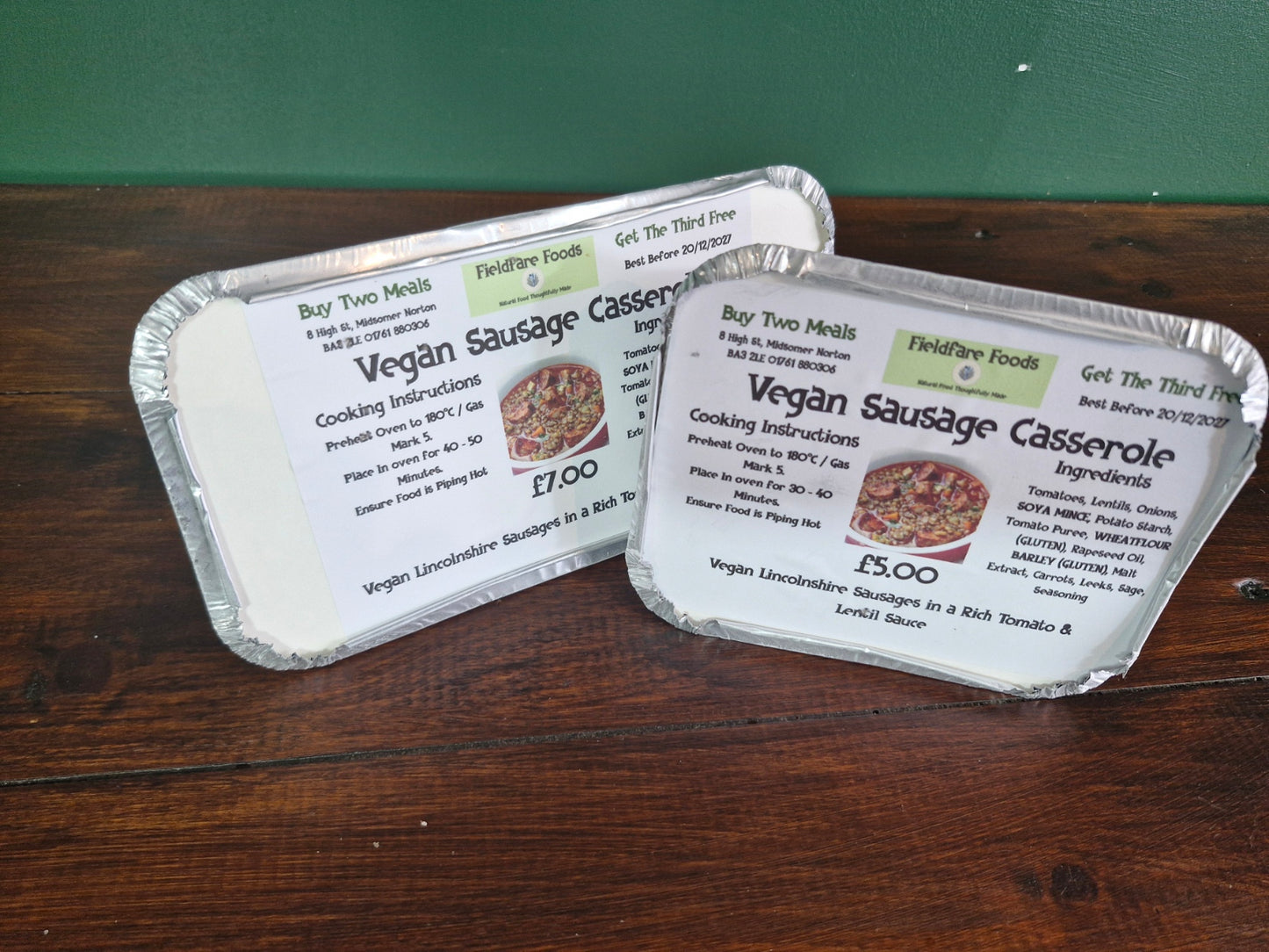 Vegan Sausage Casserole (Large)