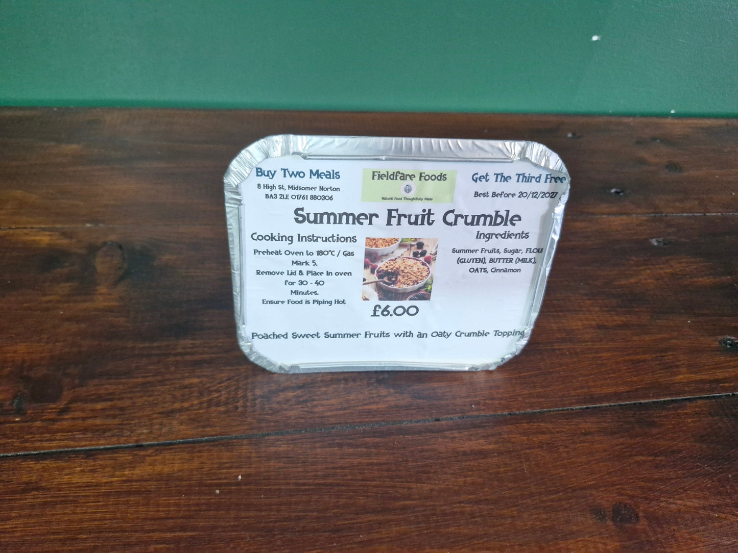 Summer Fruit Crumble